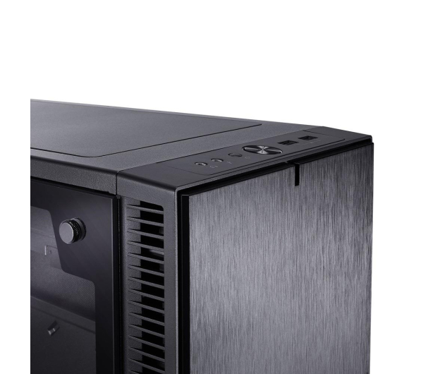 FRACTAL DESIGN Define Mini C TG 3. 5'HDD/2.5'SDD uATX/ITX Tempered Glass   side panel FD-CA-DEF-MINI-C-BK-TG - 442149 - zdjęcie 5